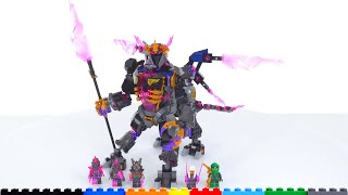 YouTube Thumbnail LEGO Ninjago Crystal King review! Beautiful design, good figs, maybe too stable?
