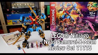 YouTube Thumbnail Review LEGO Nyas Samurai-X-Mech (Ninjago Set 71775)