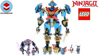 YouTube Thumbnail LEGO Ninjago 71775 Nya&#39;s Samurai X MECH Speed Build