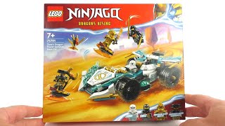 YouTube Thumbnail Lego Ninjago Dragons Rising Set 71791 - Zanes Drachenpower-Spinjitzu-Rennwagen