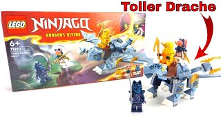 YouTube Thumbnail Lego Ninjago 2024 Dragons Rising Set 71810 - Riyu der Babydrache / Review
