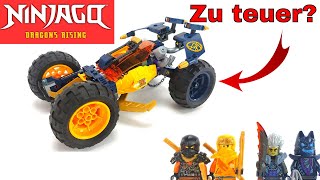 YouTube Thumbnail Lego Ninjago 2024 Dragons Rising Set 71811 - Arins Ninja-Geländebuggy / Review