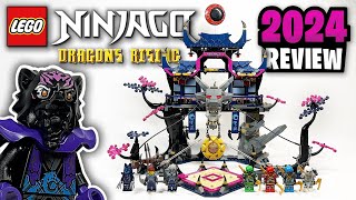 YouTube Thumbnail LEGO Ninjago Wolf Mask Shadow Dojo (71813) - 2024 Set Review