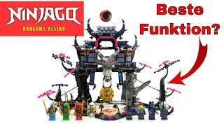 YouTube Thumbnail Lego Ninjago 2024 Dragons Rising Set 71813 - Wolfsmasken-Dojo / Review