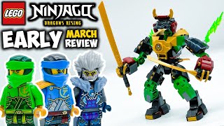 YouTube Thumbnail Lloyd&#39;s Elemental Power Mech EARLY March 2024 Review! | LEGO Ninjago Dragons Rising Set 71817