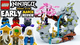 YouTube Thumbnail Dragon Stone Shrine EARLY March 2024 Review! | LEGO Ninjago Dragons Rising Set 71819