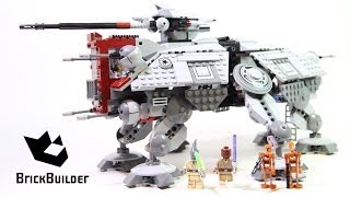 YouTube Thumbnail LEGO STAR WARS 75019 AT-TE Speed Build for Collecrors Collection The Last Jedi (7/18)