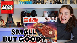 YouTube Thumbnail LEGO Star Wars Sandcrawler Review! 2018 Set 75220