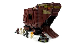 YouTube Thumbnail LEGO Star Wars Set 75220 - Sandcrawler - Review deutsch
