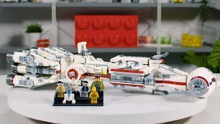 YouTube Thumbnail LEGO Star Wars Tantive IV | Designer Video Review &amp; Interview 75244