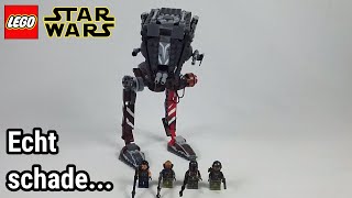 YouTube Thumbnail Das Disney+ DRAMA... | LEGO Star Wars &quot;AT-ST Raider&quot; Review! | (75254) 2019er Neuheit