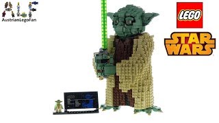 YouTube Thumbnail LEGO Star Wars 75255 Yoda - Lego Speed Build Review