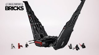 YouTube Thumbnail Lego Star Wars 75256 Kylo Ren&#39;s Shuttle Speed Build