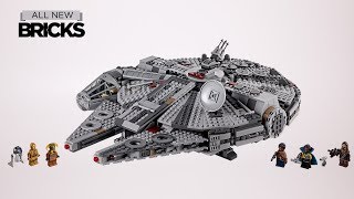 YouTube Thumbnail Lego Star Wars 75257 Millennium Falcon Speed Build