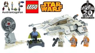 YouTube Thumbnail Lego Star Wars 75259 Snowspeeder 20th Anniversary Edition Speed Build