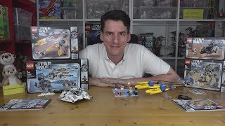 YouTube Thumbnail 20 Jahre LEGO® Star Wars 75258 &amp; 75259 Podracer &amp; Snowspeeder