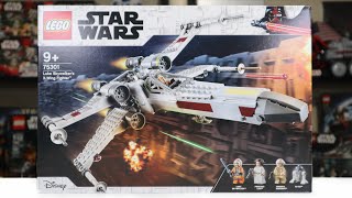YouTube Thumbnail LEGO Star Wars 75301 LUKE SKYWALKER&#39;S X-WING FIGHTER Review! (2021)