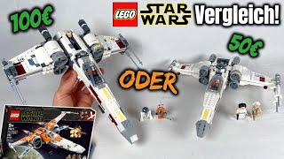 YouTube Thumbnail Deshalb ist der Neue so &#39;billig&#39; ...  | LEGO Star Wars &#39;X-Wing&#39; Vergleich! | Set 75301 VS 75218