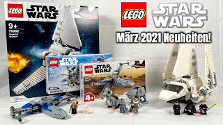 YouTube Thumbnail Wird erst schlechter bevor es besser wird: LEGO Star Wars Winter 2021 Neuheiten Review | Set 75302..