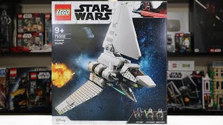 YouTube Thumbnail LEGO Star Wars 75302 IMPERIAL SHUTTLE Review! (2021)