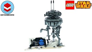 YouTube Thumbnail Lego Star Wars 75306 Imperial Probe Droid - Lego Speed Build Review