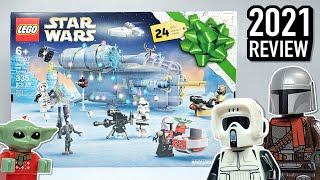YouTube Thumbnail LEGO Star Wars the Mandalorian Advent Calendar (75307) - 2021 Set Review