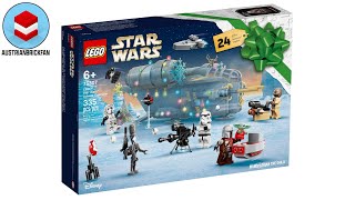 YouTube Thumbnail LEGO Star Wars 75307 Star Wars Advent Calendar 2021 Speed Build
