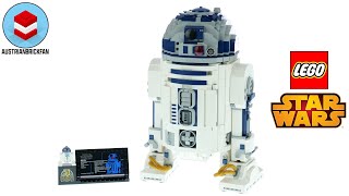 YouTube Thumbnail Lego Star Wars 75308 R2-D2 - Lego Speed Build Review