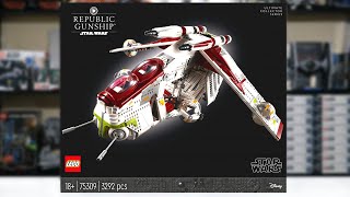 YouTube Thumbnail LEGO Star Wars 75309 UCS REPUBLIC GUNSHIP Review! (2021)
