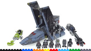 YouTube Thumbnail LEGO Star Wars The Bad Batch Attack Shuttle 75314 review! Good main course, forgettable sides