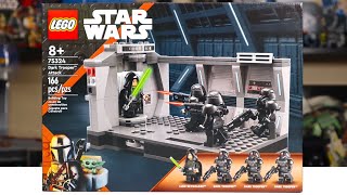 YouTube Thumbnail LEGO Star Wars 75324 DARK TROOPER ATTACK Review! (2022)