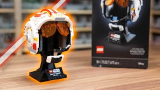 YouTube Thumbnail LEGO Star Wars Luke Skywalker&#39;s Helmet REVIEW | Set 75327