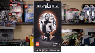 YouTube Thumbnail LEGO Star Wars 75328 THE MANDALORIAN HELMET Review! (2022)