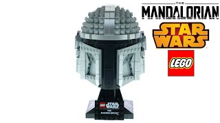 YouTube Thumbnail LEGO Star Wars 75328 The Mandalorian Helmet - LEGO Speed Build Review