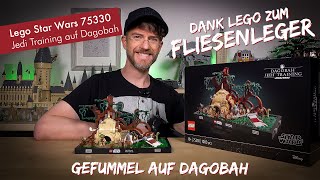 YouTube Thumbnail Die Fliese schlägt zurück: Lego Star Wars 75330 Jedi Training auf Dagobah