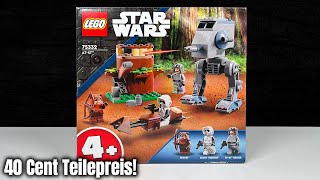 YouTube Thumbnail 40 Cent pro Teil und paar exklusive Figuren... | LEGO Star Wars &#39;Endor AT-ST&#39; Review! Set 75332