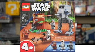 YouTube Thumbnail LEGO Star Wars 75332 4+ AT-ST Review! (2022)