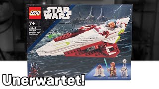 YouTube Thumbnail Das habe ich NICHT kommen sehen... 🤔 Lego Star Wars 75333 Obi-Wan Kenobi&#39;s Starfighter Review