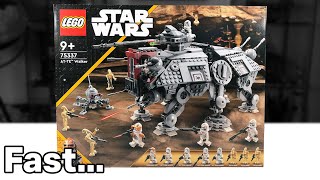 YouTube Thumbnail Ganz KNAPP vorbei am BESTEN Set von 2022! 😅 Lego Star Wars 75337 AT-TE Walker Review