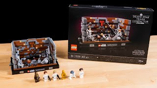 YouTube Thumbnail LEGO Star Wars Death Star Trash Compactor REVIEW | Set 75339