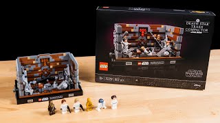 YouTube Thumbnail LEGO Star Wars Death Star Trash Compactor REVIEW | Set 75339
