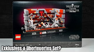 YouTube Thumbnail Krasse Funktion &amp; Minifiguren, aber harter Preis... | LEGO Star Wars &#39;Müllpresse&#39; Review!| Set 75339