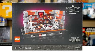 YouTube Thumbnail LEGO Star Wars 75339 DEATH STAR TRASH COMPACTOR Review! (2022)