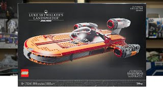 YouTube Thumbnail LEGO Star Wars 75341 UCS LUKE SKYWALKER&#39;S LANDSPEEDER Review! (2022)