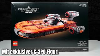 YouTube Thumbnail 50% werden ihn hassen, 50% ihn lieben... | LEGO Star Wars UCS &#39;Landspeeder&#39; Review! | Set 75341