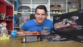 YouTube Thumbnail Früh gekommen und sehr schnell fertig: LEGO® Star Wars 75341 UCS Luke Skywalker’s Landspeeder