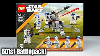 YouTube Thumbnail 4 Clone Trooper für 20€, lohnt sich das? | LEGO Star Wars &#39;501st Battlepack&#39; Review! | Set 75345