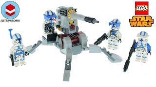 YouTube Thumbnail LEGO Star Wars 75345 501st Clone Troopers Battle Pack - LEGO Speed Build Review