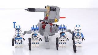 YouTube Thumbnail LEGO Star Wars 501st Clone Troopers Battle Pack adult fan review! 75345