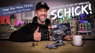 YouTube Thumbnail Staffel DOOF, Raumschiff SUPI!! 😍🥰 Lego Star Wars 75346 Snubfighter der Piraten